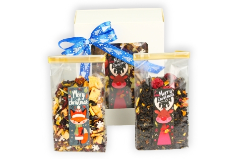 ZESTAW (16) HERBAT ŚWIĄTECZNYCH (2x50g) Idealny Na Mikołaja i Święta !!